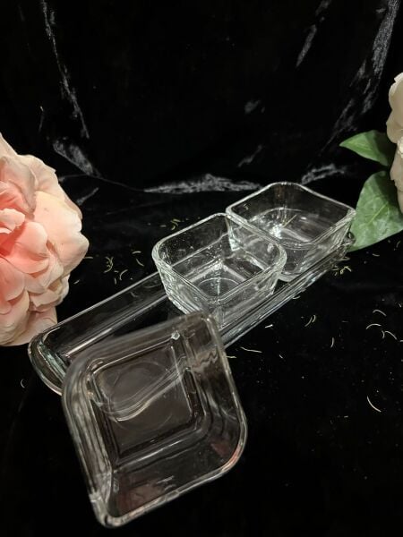 BAROQUE KAHVALTILIK 3 LÜ CAM