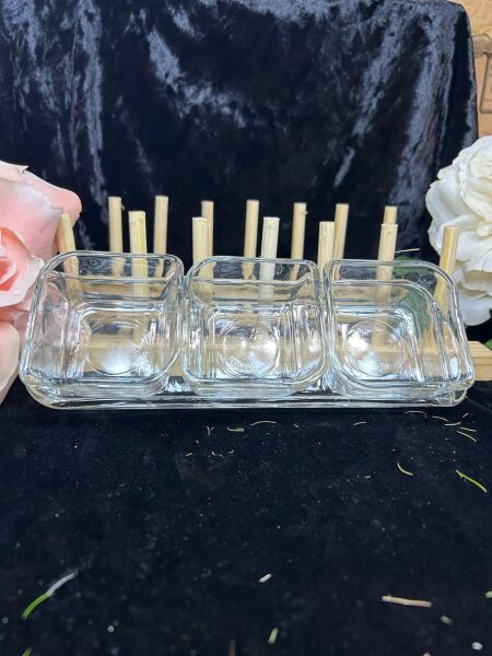 BAROQUE KAHVALTILIK 3 LÜ CAM