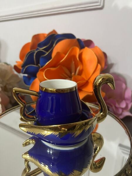 2 'Lİ KUĞULU KAHVE TAKIMI