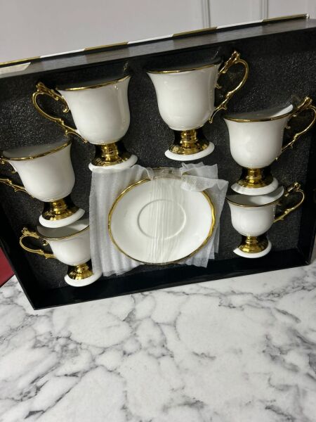COOKER PORSELEN KAHVE FİNCAN SETİ Silver