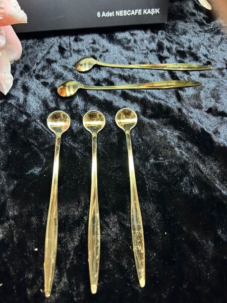 DESTİNO HOME GOLD 6 ADET NESCAFE KAŞIK
