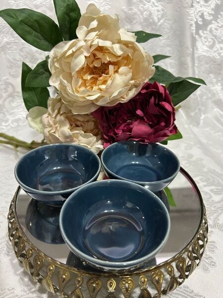 PORLINE ÇEREZLİK 3 'LÜ 8CM OKSİT DEKOR