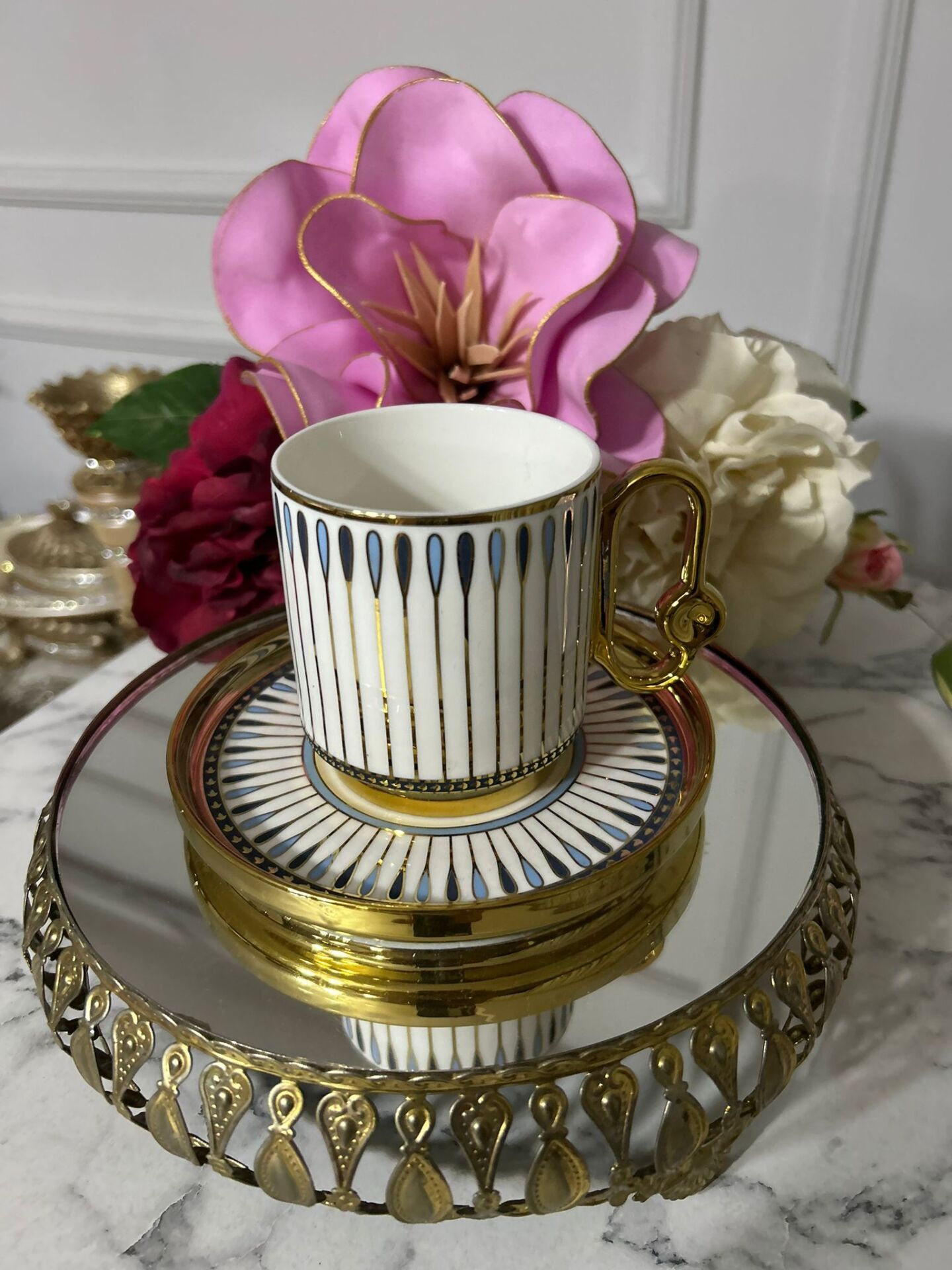 PORSELEN MAJESTİK 6 'LI NESCAFE FİNCAN TAKIMI