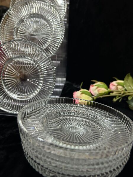 SADAF 6 'LI ÇAY TABAĞI CAM