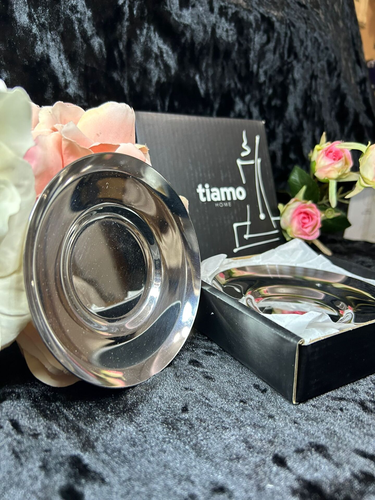 TİAMO ÇELİK SADE ÇAY TABAĞI