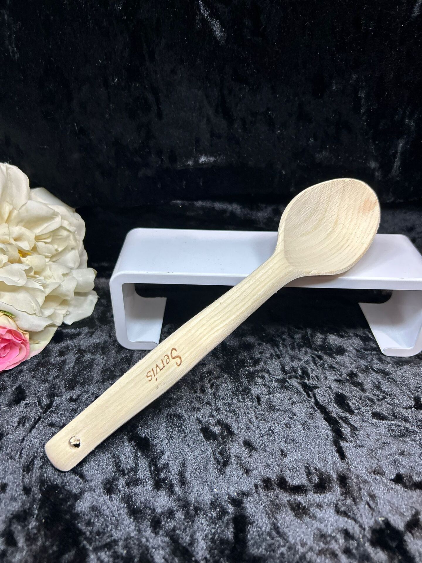 SERVİS AHŞAP  KAŞIK 21 CM