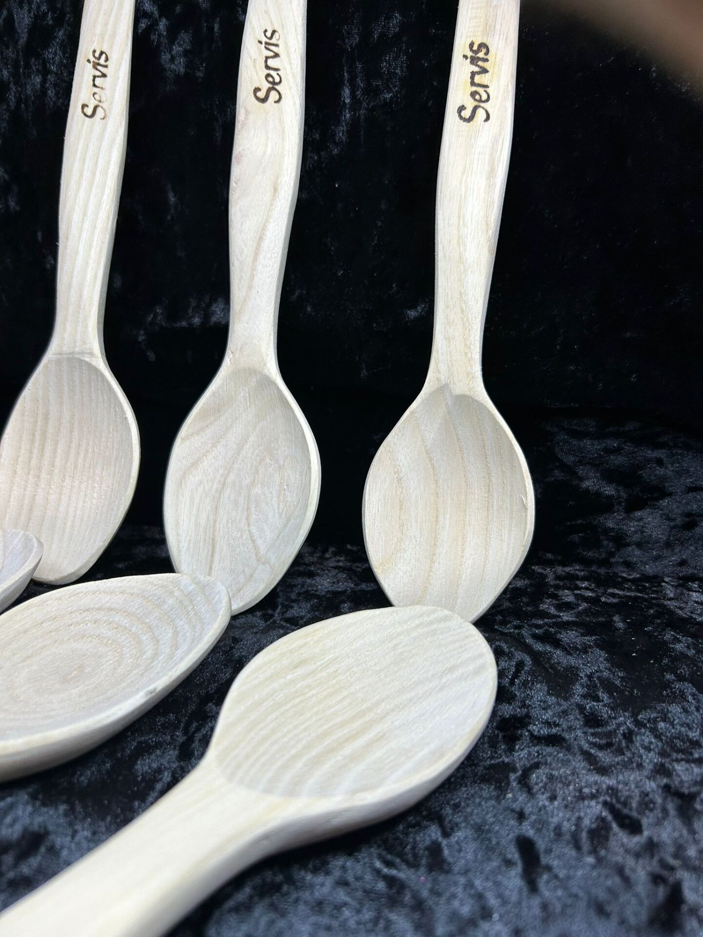SERVİS AHŞAP KAŞIK 27 CM