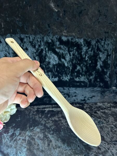 SERVİS AHŞAP KAŞIK 27 CM