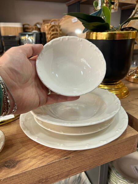 STAR 24  PARÇA TEMEK TAKIMI KREM ( LİANA)