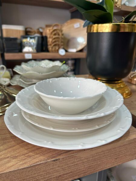 STAR 24  PARÇA TEMEK TAKIMI KREM ( LİANA)