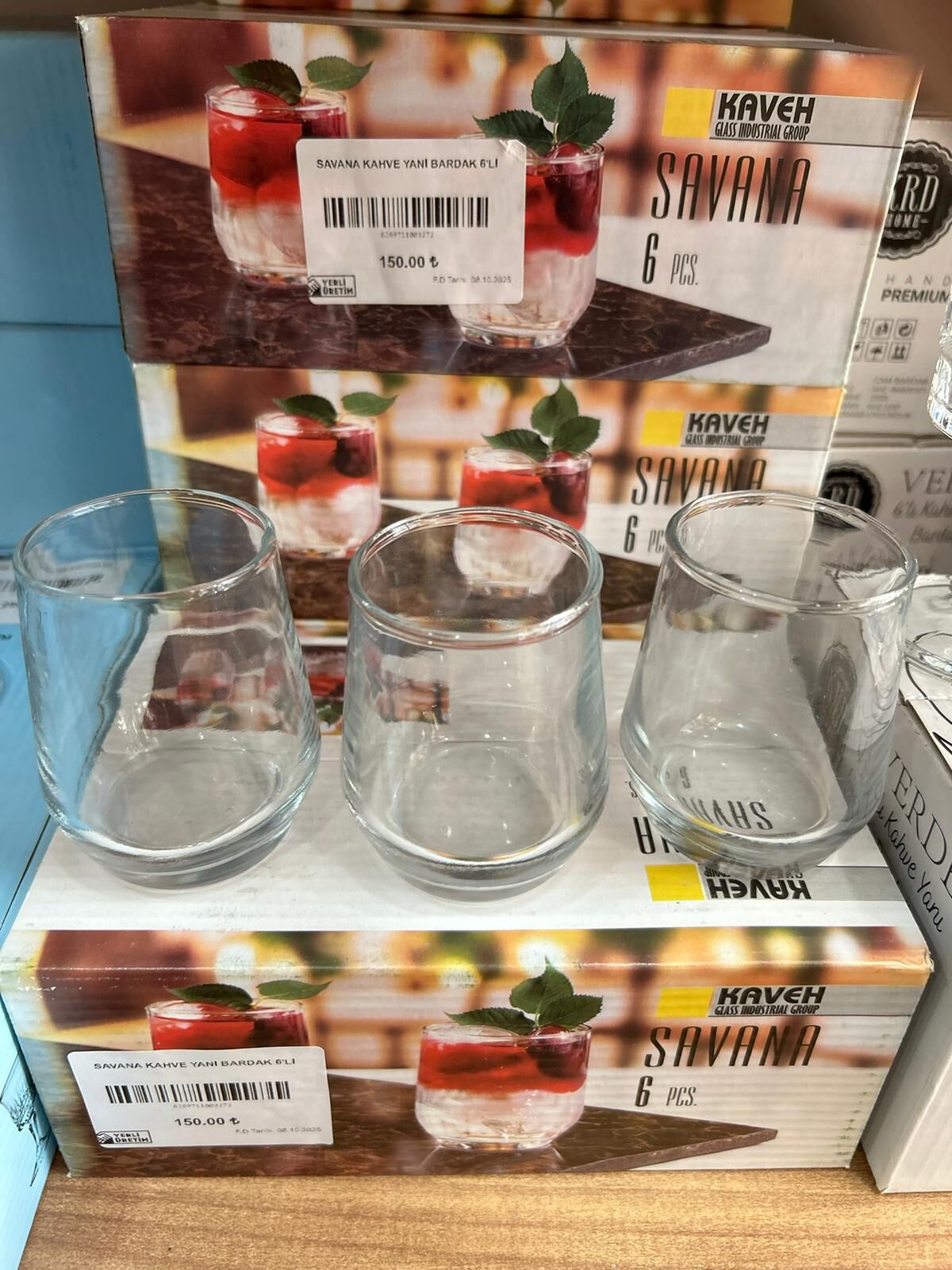 SAVANA 6' LI KAHVE YANI BARDAK