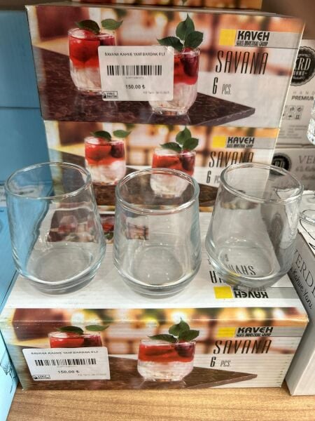 SAVANA 6' LI KAHVE YANI BARDAK