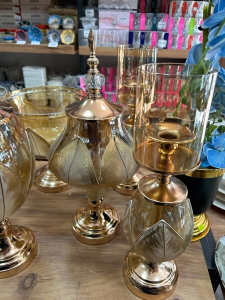 DECO VİEN 7  PARÇA AKSESUAR GOLD