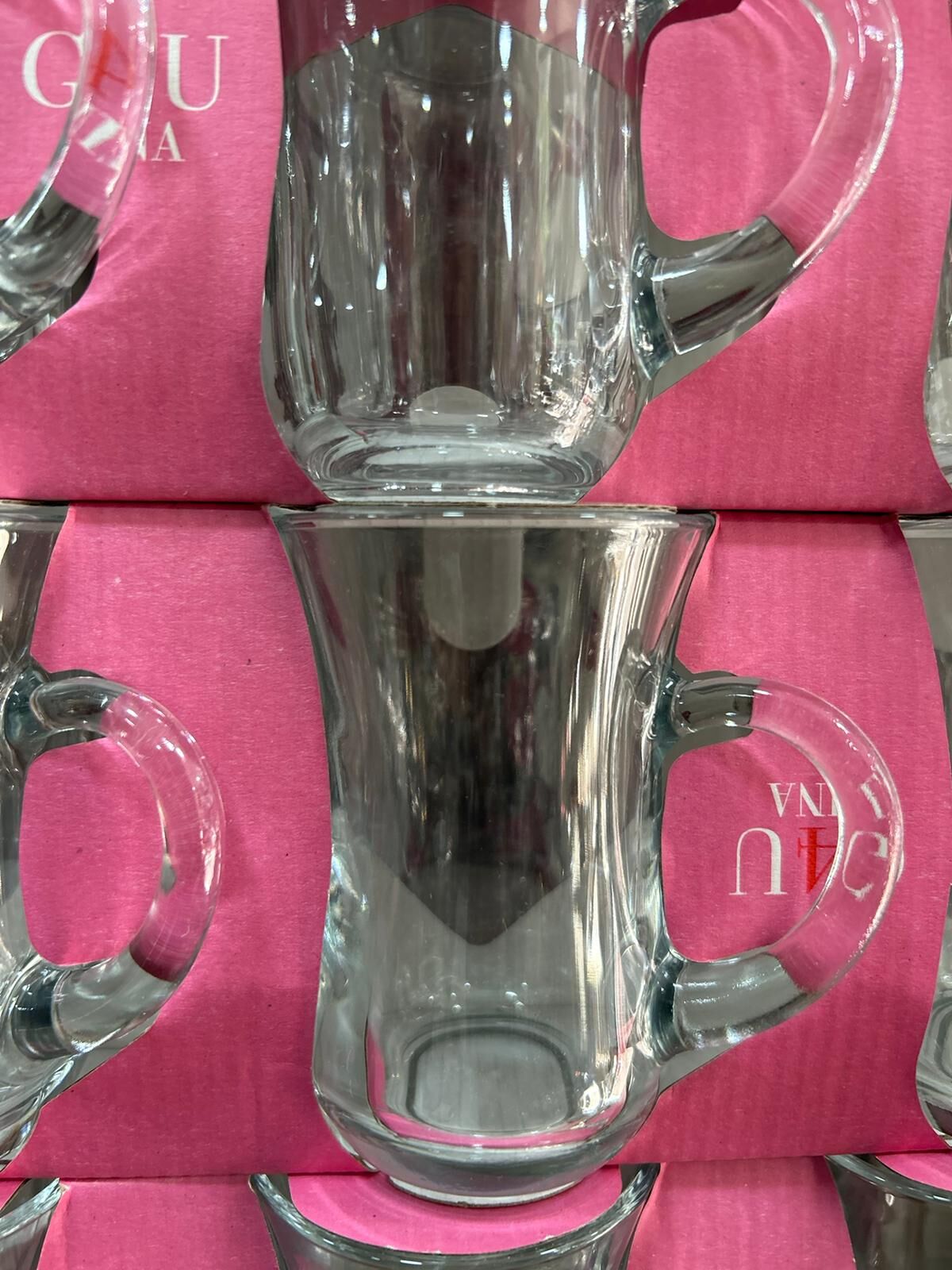 LAV 6' LI KUPA ŞEFFAF BARDAK  (LINA -  G4U)