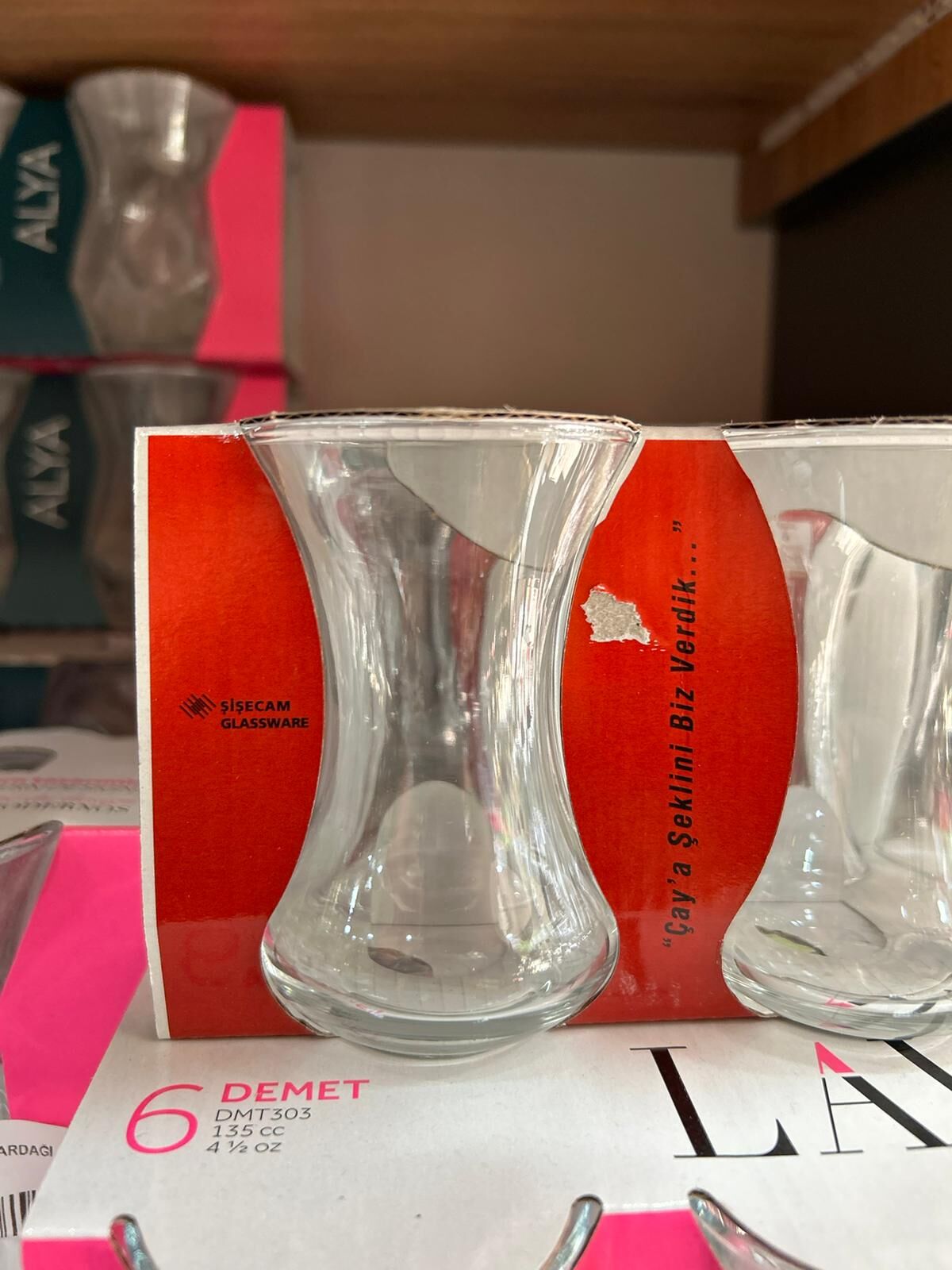 PAŞABAHÇE 6'LI VEFA  ÇAY BARDAĞI (42771 )