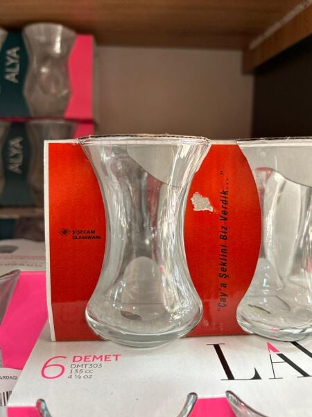 PAŞABAHÇE 6'LI VEFA  ÇAY BARDAĞI (42771 )