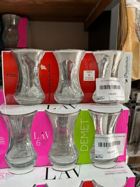 PAŞABAHÇE 6'LI VEFA  ÇAY BARDAĞI (42771 )