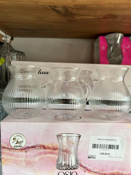 ADEN GLASS  6 ' LI ÇAY BARDAĞI KULPLU