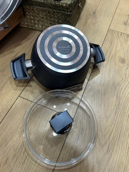 20 CM 2.50 LT VİVALDİ TENCERE GRANİT