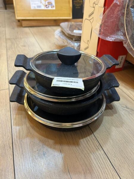 AMBOSS 3 LÜ DÖKÜM OMLET SET