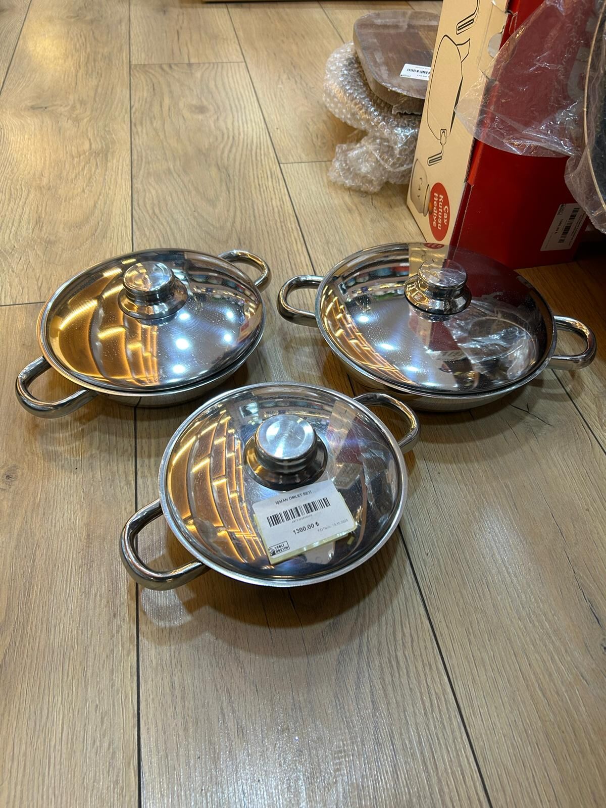 3 LÜ  İŞMAN OMLET TENCERE SET