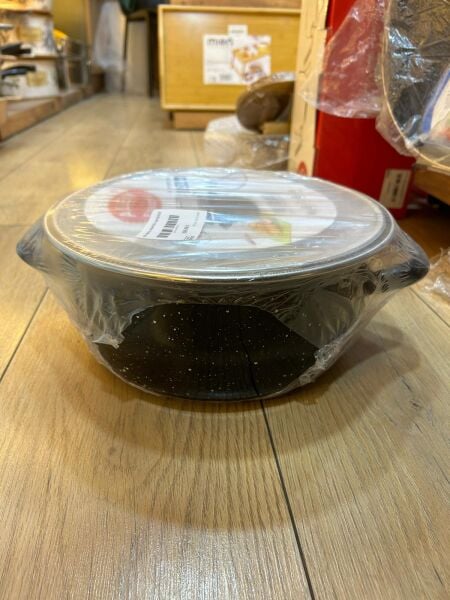 24 CM  ALEV EMAYE KIZARTMA  TENCERESİ