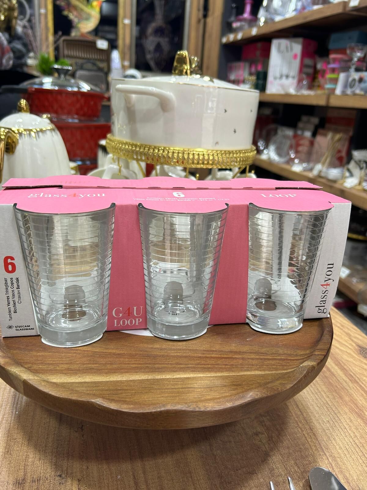 ŞİŞECAM 6’LI LOOP BARDAK