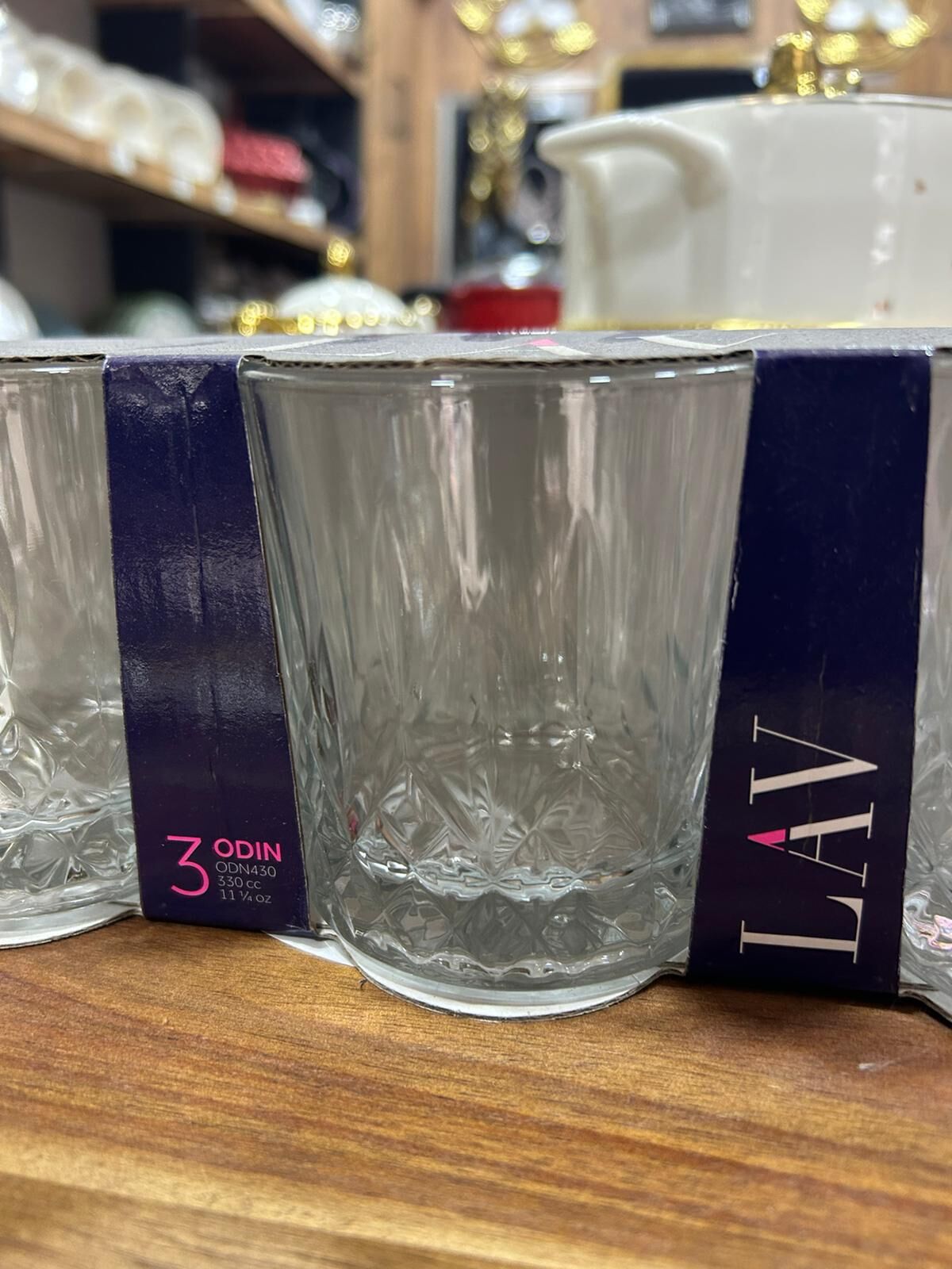 LAV 3 LÜ ODIN 330 CC CAM BARDAK