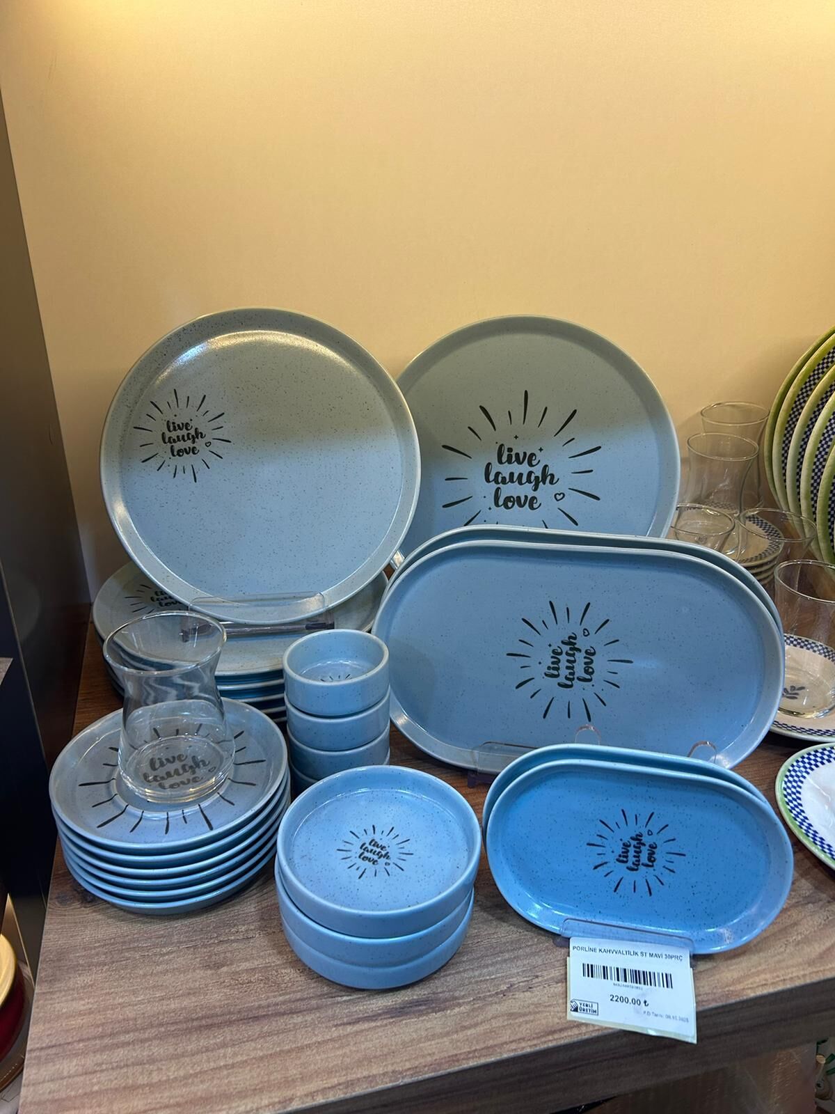 PORLINE PORSELEN 30 PARÇA KAHVALTI SETİ