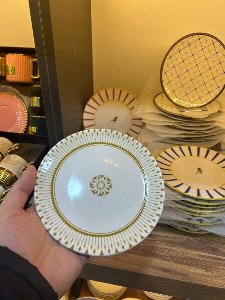 HERENCIA 17 CM SERVİS TABAĞI (ORTA BOY ÇİÇEKLİ )