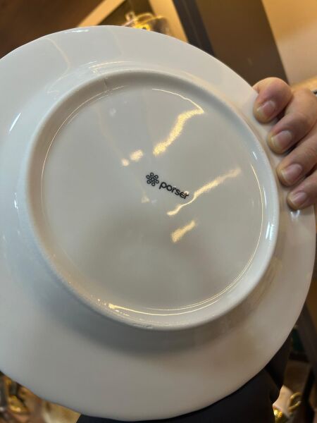PORSER PORSELEN 24 CM BEYAZ TABAK