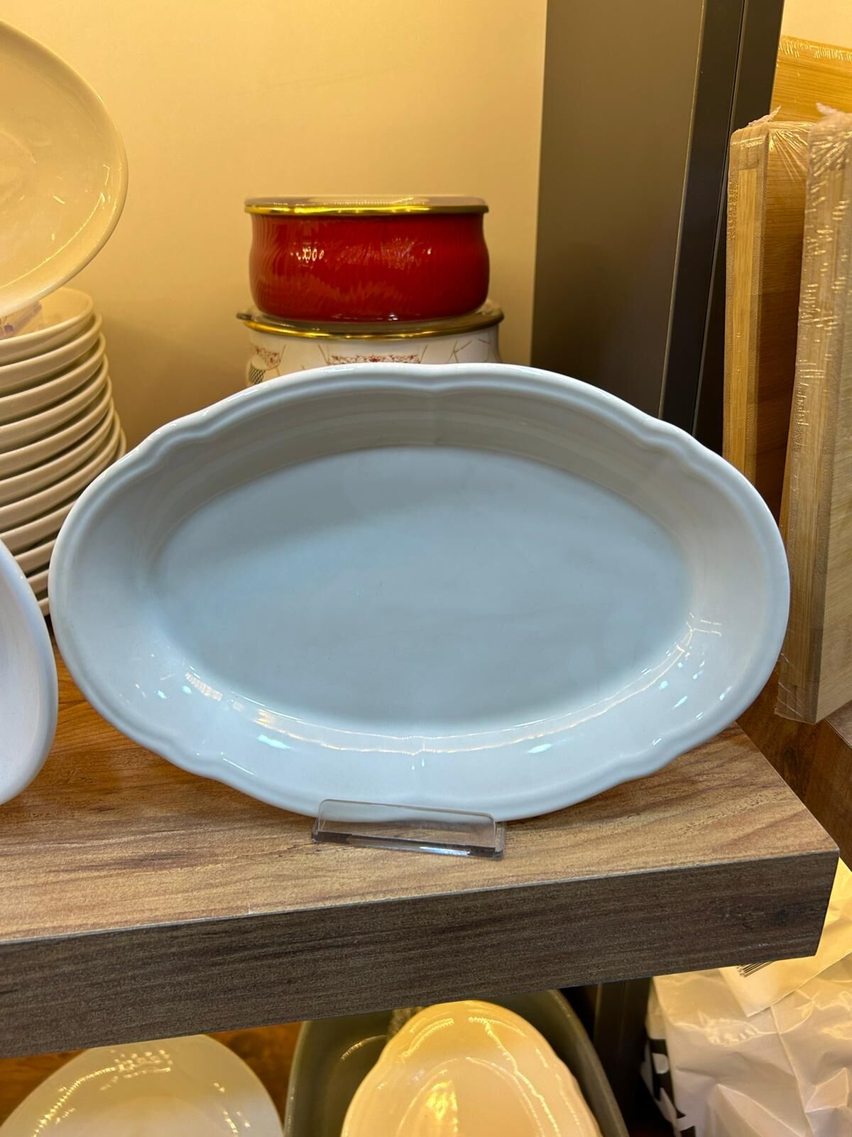 PORSER PORSELEN SALATA TABAĞI  ( ORTA BOY EN: 25 CM BOY: 16 CM )