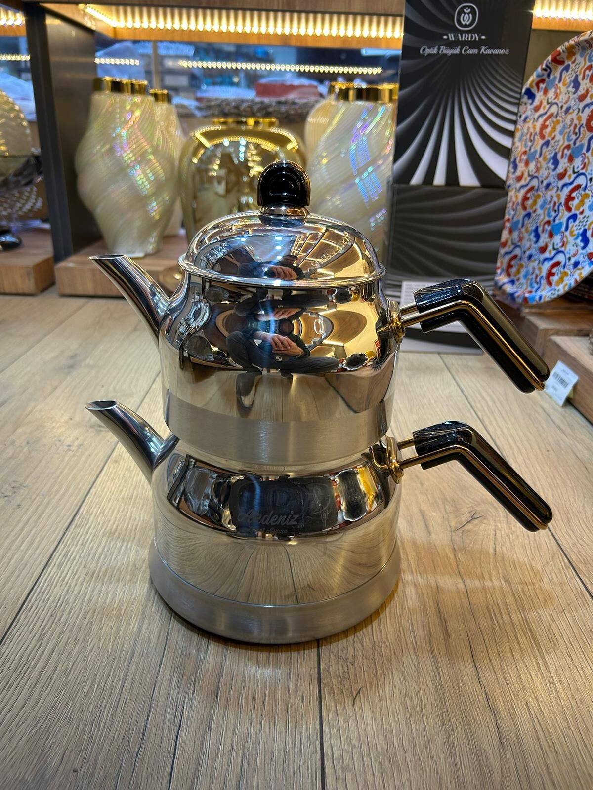 AKDENİZ TOMBİK ELİT AİLE SİYAH-BAKIR BAK.KULP