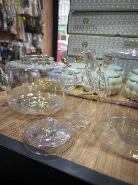 KARDELEN GRLİA  CAM ŞEFFAF ÇAYDANLIK