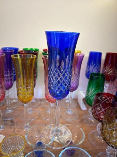 6’LI BAKARA ALTI RENK BOYALI BARDAK SETİ