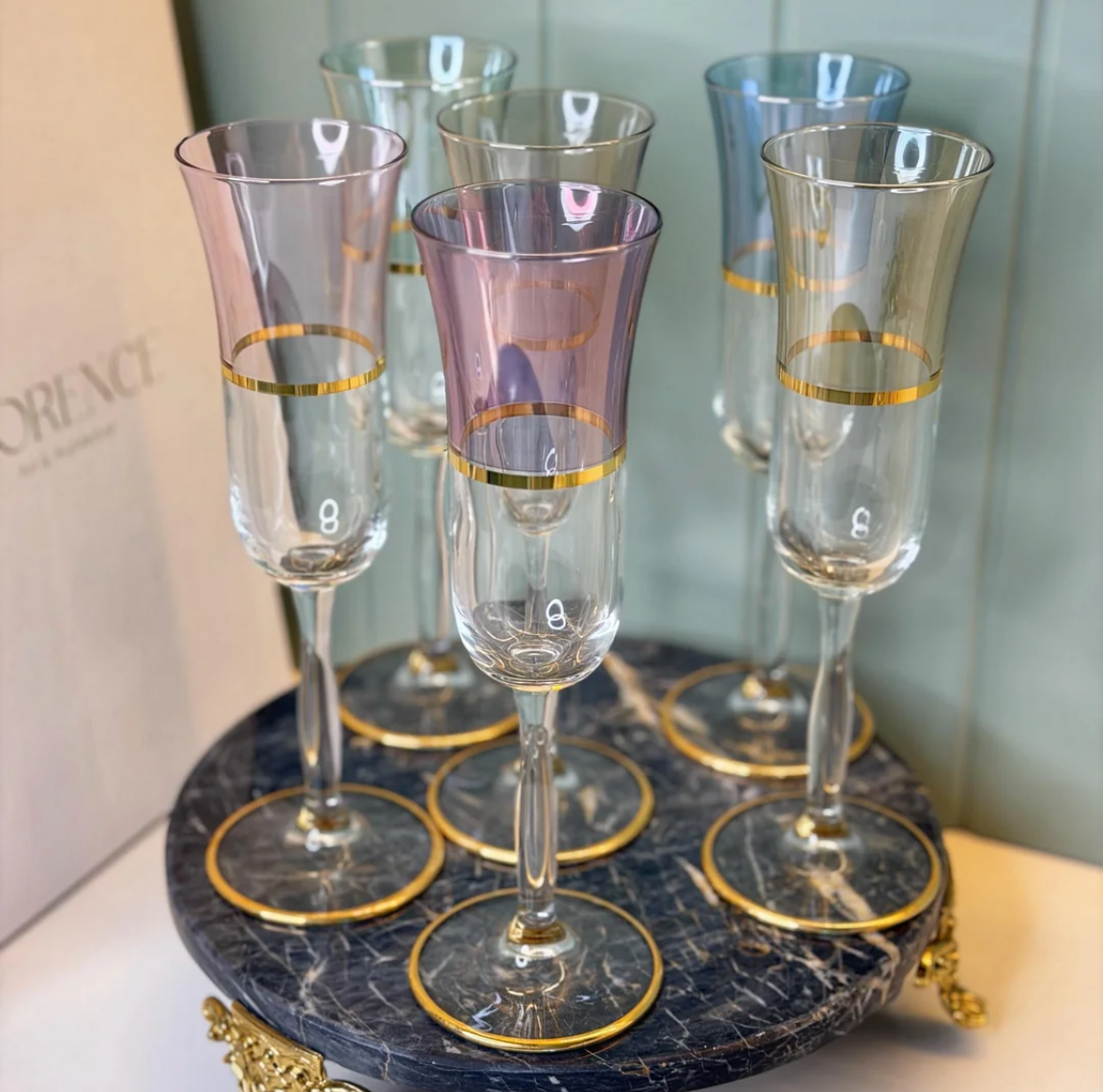 Zarif ve Göz Alan<br/> Kahve Yanı  Bardakları